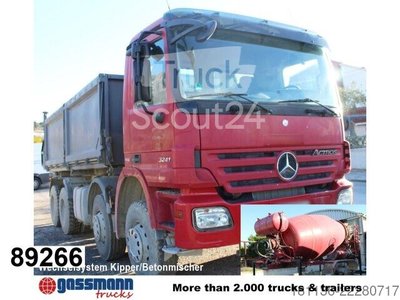Kipper LKW Mercedes-Benz Actros 3241 B 8x4/4, Wechselsystem gebraucht