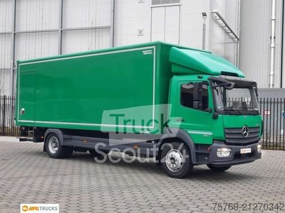LKW mit Kofferaufbau MERCEDES-BENZ 1624 L Koffer 7,30 m mit Tür + LBW 2t gebraucht