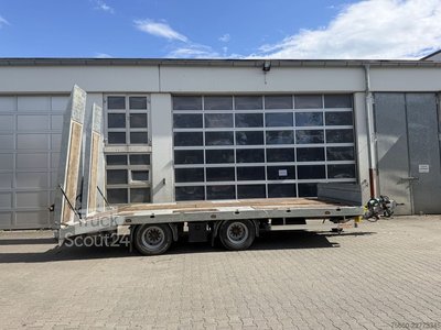 Tieflader Anhänger Möslein TTA21 Schwebheim  21 t Tandemtieflader gebraucht