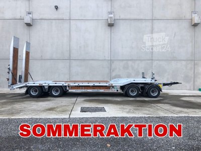 Tieflader Anhänger Möslein T 4 VB F  4 Achs Tieflader- Anhänger, Neufahrzeug neu