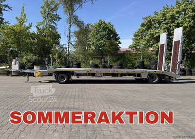 Tieflader Anhänger Möslein T2 Plato 8,20  2 Achs Tieflader mit gerader Ladefläche 8,20 m, Neufahrzeug neu
