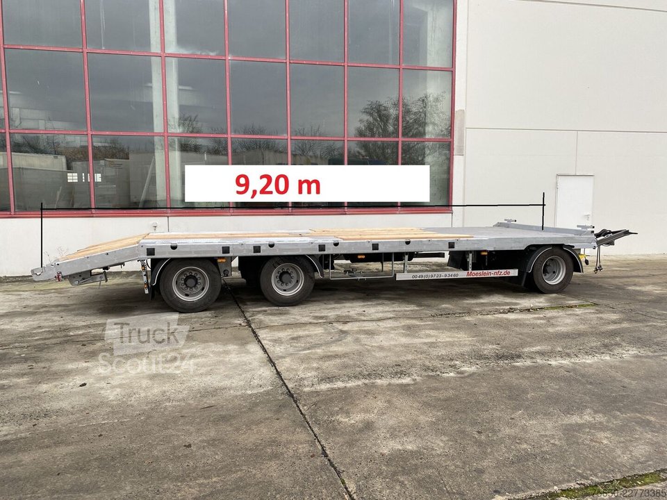Tieflader Anhänger Möslein T 3-P9,2 OR  3 Achs Tieflader gerader Ladefläche 9 m, Neufahrzeug neu