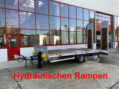 Tieflader Anhänger Möslein TT21-7,2 Hydr  21 t Tandemtieflader, hydr. Rampen, NEU neu