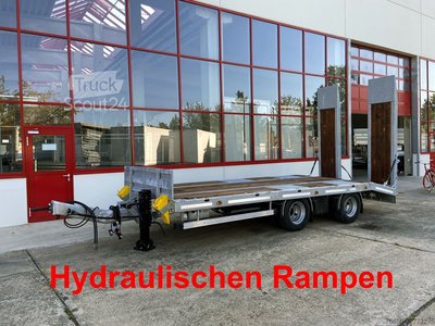 Tieflader Anhänger Möslein TT21-6,5 hydr  21 t Tandemtieflader, hydr. Rampen, NEU neu