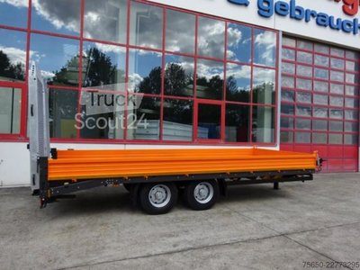 Tieflader Anhänger Möslein TTT-11 6,20 Orange  Neuer Tandemtieflader neu