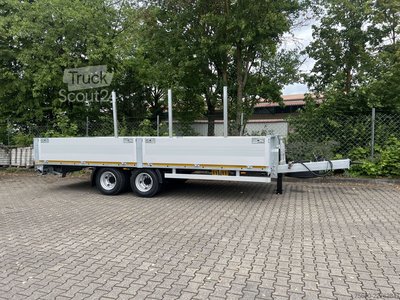 Anhänger mit offener Pritsche Möslein THT 14,4 G 6,2  14,4 t GG Tandem- Pritschenanhänger- Tieflader neu