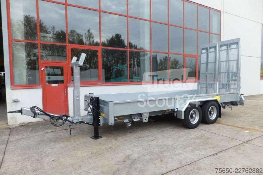 Tieflader Anhänger Möslein TT 11-E6x2  Tieflader für Fräsen breiten Rampen, Neu neu