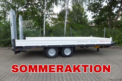 Tieflader Anhänger Möslein TTT 11- 6,28 Weiß  Neuer Tandemtieflader neu