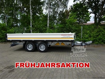 Kippanhänger Möslein TTD 11 Weiß  neuer Tandem 3- Seitenkipper Tieflader-- Neufahrzeug -- neu