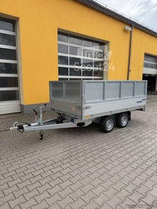 Dreiseitenkipper Anhänger Saris K1 306 170 2700 2 + geschl. Laubgitter neu