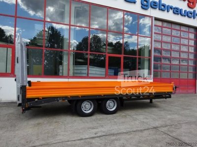 Tieflader Anhänger Möslein TTT-11 6,20 Orange  Neuer Tandemtieflader neu