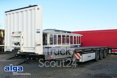 Auflieger mit offener Pritsche KRONE SDP 27, Profi Liner, Container, 2x Lift,Paletten gebraucht