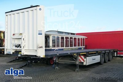 Auflieger mit Arbeitsbühne KRONE SDP 27, Profi Liner, Container, 2x Lift,Paletten gebraucht