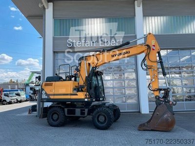 Radbagger Hyundai HW 180 / 6.102h / Tieflöffel / OQ70/55 / Klima gebraucht