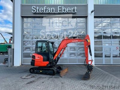 Minibagger Kubota KX 037-4 / nur 531h! / 2024 / hydr. Grabenräumer gebraucht