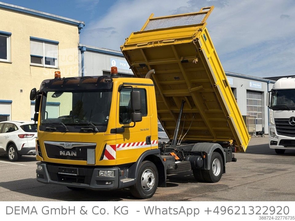 Kipper LKW MAN TGL 12.250*E6b*AHK*3-Seitenkipper*Bordwände*TÜV* gebraucht