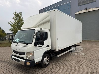 LKW mit Kofferaufbau FUSO Canter 7C15 Koffer mit Ladebordwand gebraucht