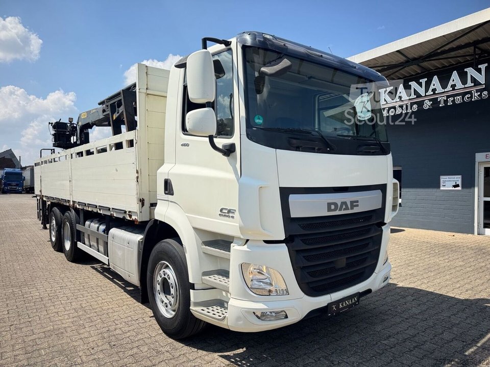 Autokran DAF CF 460  6x2  Baustoff Palfinger PK18001L TÜV NEU gebraucht