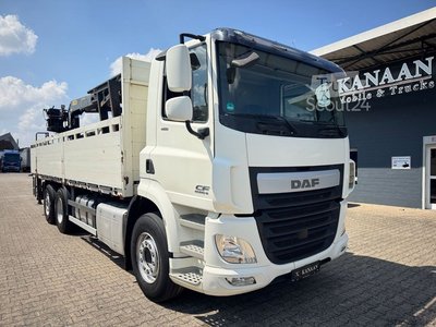 Autokran DAF CF 460  6x2  Baustoff Palfinger PK18001L TÜV NEU gebraucht