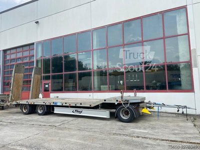 Tieflader Anhänger Fliegl DTS 300  3 Achs Tiefladeranhänger gebraucht
