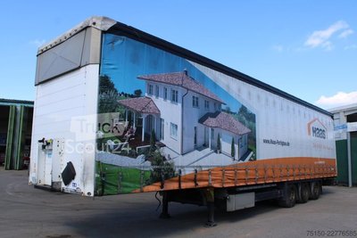 Auflieger mit Pritsche & Plane SCHMITZ CARGOBULL VARIOS Tautliner MEGA - Liftachse Nr: 949 gebraucht