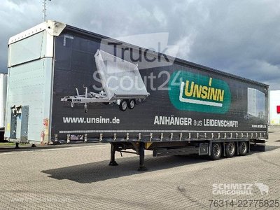 Auflieger mit Pritsche & Plane Schmitz Cargobull Curtainsider Mega Getränke gebraucht