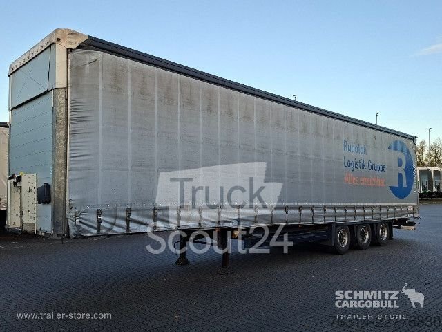 Auflieger mit Pritsche & Plane Schmitz Cargobull Curtainsider Mega Getränke gebraucht