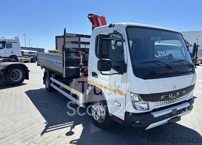 Kran mit Kipper Fuso Canter 7C15 Fassi Kran 3-seiten Kipper neu
