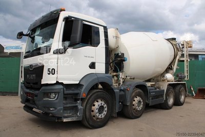 Betonmischer LKW MAN TGS 32.360 8x4 BB - REMMEL 9 m  - Nr.: 125 gebraucht