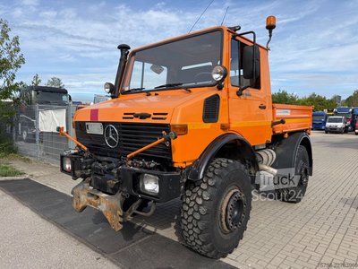 Kipper LKW MERCEDES-BENZ Unimog U1600 Kipper/Zapfwelle/3-Sitze gebraucht