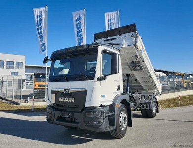 Dreiseitenkipper LKW MAN TGM 18.320 / 4x2 / Meiller/Kipper/NL 10,3 To/Neu gebraucht
