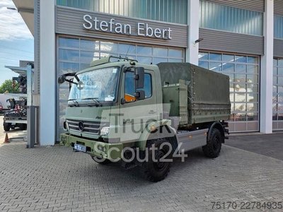 Schiebeplane Mercedes-Benz Atego 1018 A 4x4 Pritsche Plane mehrfach vorh. gebraucht