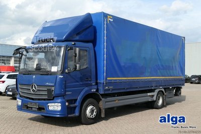 LKW mit Pritsche & Plane MERCEDES-BENZ 1224 L Atego 4x2, AHK, LBW, 7.200mm lang gebraucht