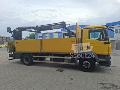 Autokran MAN TG-M 18.290 4x2 BL Pritsche Heckkran 3xhydr.Ausc gebraucht