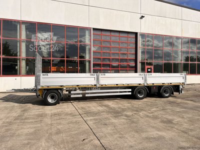Anhänger mit offener Pritsche Möslein T 3 Plato 9 m  3 Achs Jumbo- Plato- Anhänger 9 m, Mega neu
