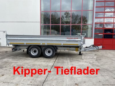 Kippanhänger Möslein TTD 14  5,70 m  14 t Tandem- Kipper Tieflader 5,70 m lang, Breite Reifen-- Neufahrzeug -- neu