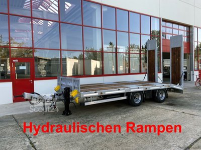 Tieflader Anhänger Möslein TT21-6,5 hydr  21 t Tandemtieflader, hydr. Rampen, NEU neu