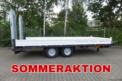 Tieflader Anhänger Möslein TTT 11- 6,28 Weiß  Neuer Tandemtieflader neu
