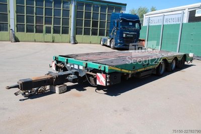 Tieflader Anhänger MEUSBURGER MPT-3 - JUMBO - Plattform - RADMULDEN Nr.: 616 gebraucht