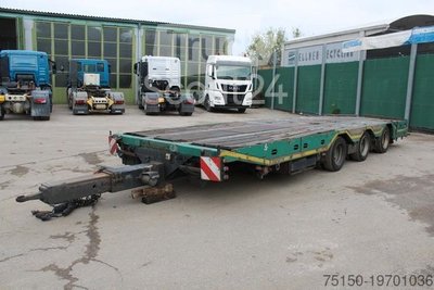 Tieflader Anhänger MEUSBURGER MPT-3 - JUMBO - Plattform - RADMULDEN Nr.: 892 gebraucht