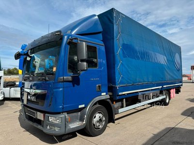LKW mit Pritsche & Plane MAN TGL 12.220 *  * KLIMA  * LBW 1,5 T*AUTOMATK gebraucht