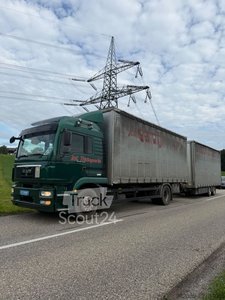 Jumbo-Lkw MAN TGM 18.340 + 2 ACHS JUMBO ANHÄNGER LADEBORDWAND gebraucht