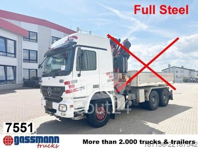 LKW-Fahrgestell Mercedes-Benz Actros 2646 LK 6x4, WSK, Kran Fassi F360BXP.24, gebraucht