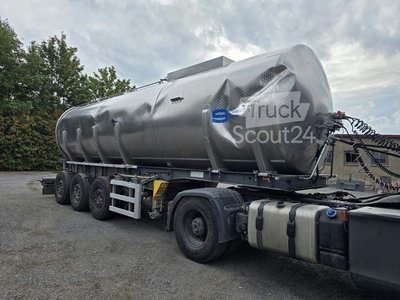 Tankauflieger D-TEC Jansky Schwarte TSA, Edelstahl, 30.000 L,Unfall gebraucht