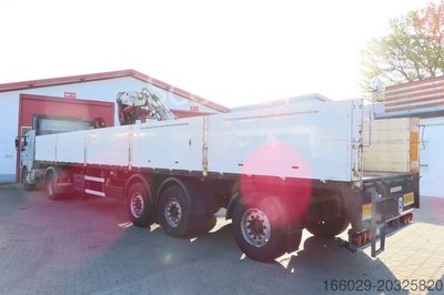Auflieger mit offener Pritsche  Rollkran Auflieger Kennis gebraucht