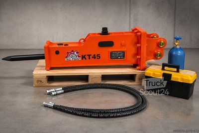 Hydraulikhammer für Minibagger 1,2 -3,0t Tec-Point KT45S Hydraulikhammer neu