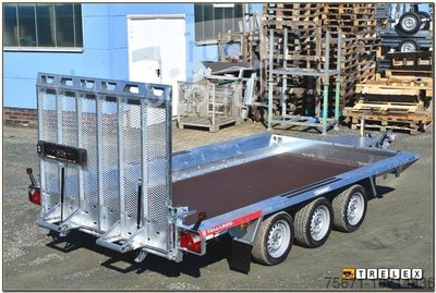 Baumaschinenanhänger TEMA Builder3 4018-S3 3500 kg 3achser neu