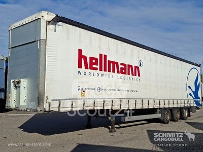 Auflieger mit Pritsche & Plane Schmitz Cargobull Curtainsider Mega Getränke gebraucht