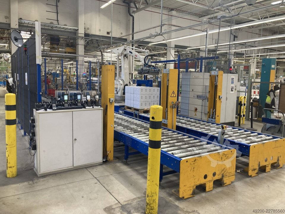 W+D Langhammer Roboterpalettierungsanlage