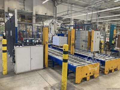 W+D Langhammer Roboterpalettierungsanlage